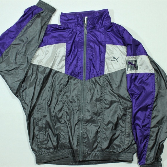 puma windbreaker vintage